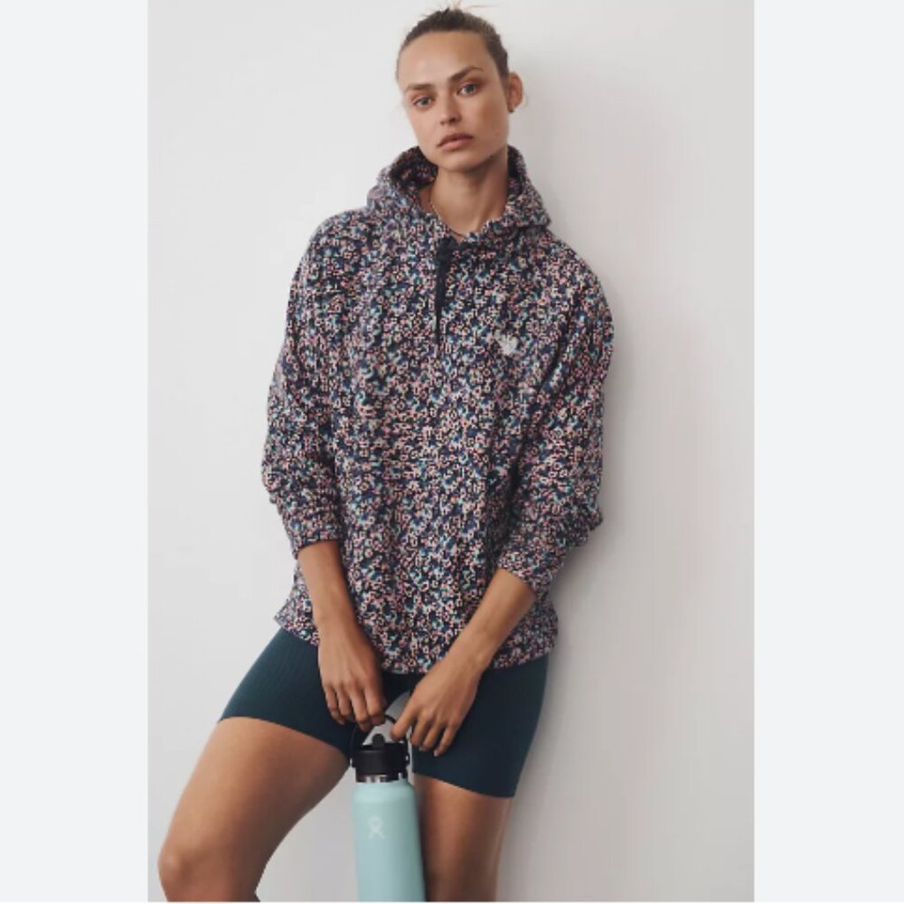 Brand New Gola x Anthropologie Floral Print Hooded Sweatshirt